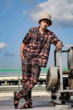Abstract Printed Relaxed Fit Co-ord Set - Image 2