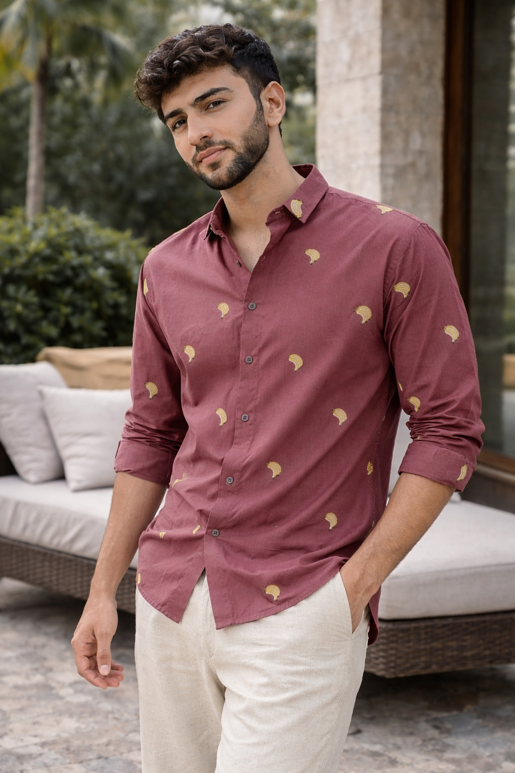 ChatGPT_Image_Jan_5_2026_01_47_30_PM.jpg Berry Banana Pink Cotton Playful Embroidered Shirt - Image 1