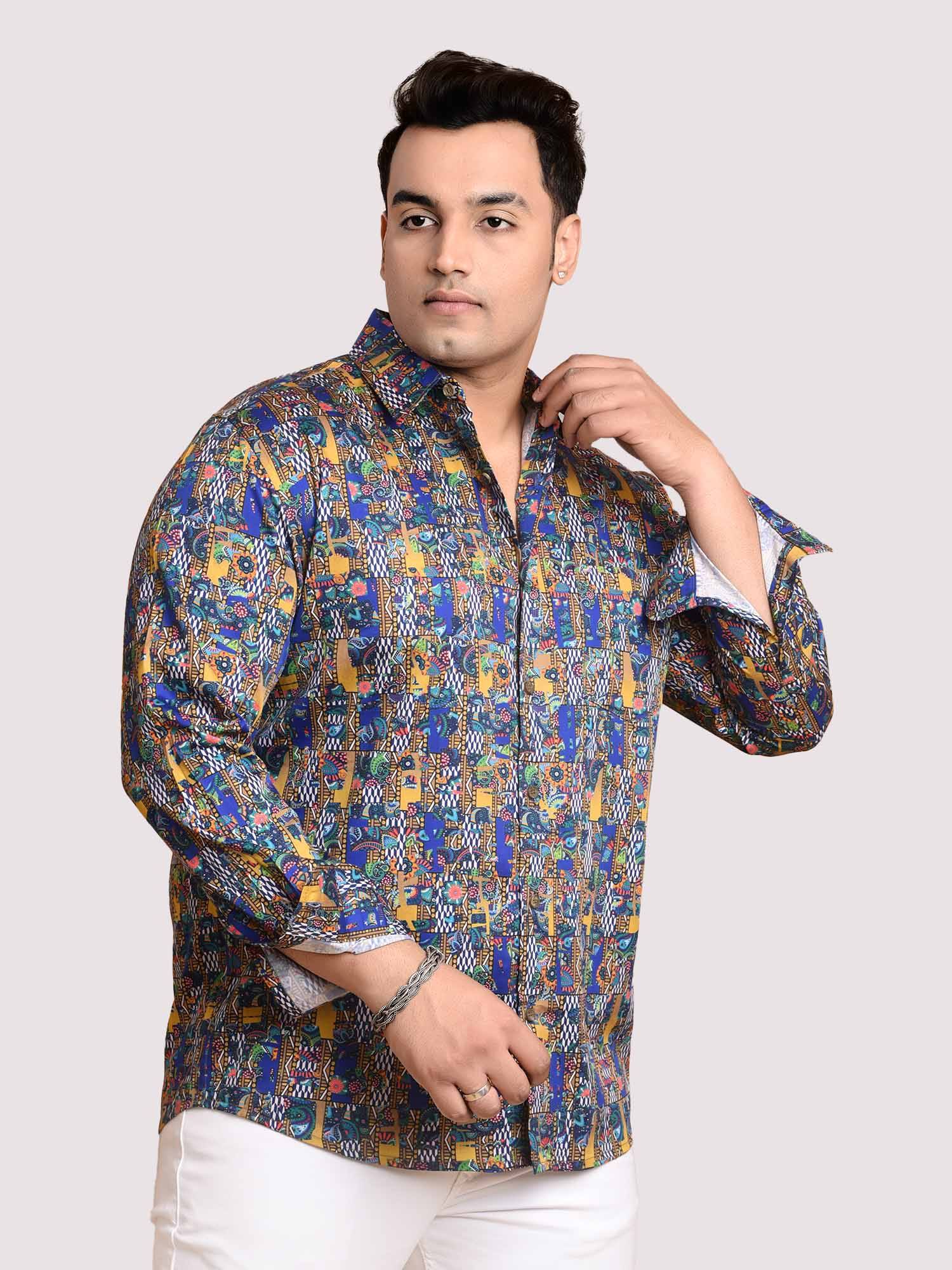 alluring-digital-printed-shirt-men-s-plus-size-guniaa-fashions-1.jpg Alluring Artistic Digital Print Men Plus Size Shirt - Image 1